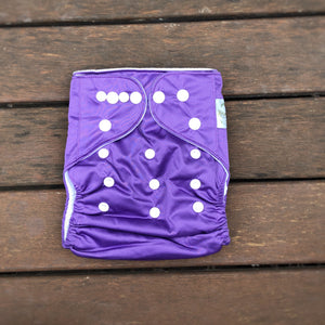 Modern Cloth Nappy - Purple