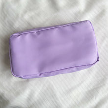 Load image into Gallery viewer, Lilac Cosmetic Zip Bag