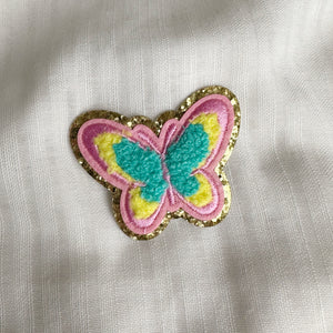 Butterfly Patches With Gold Trim