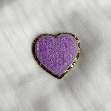 Load image into Gallery viewer, Love Heart Patches With Gold Trim