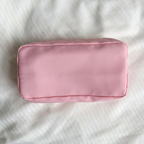 Baby Pink Cosmetic Zip Bag