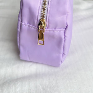 Lilac Cosmetic Zip Bag