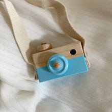 Load image into Gallery viewer, Wooden Camera - Blue