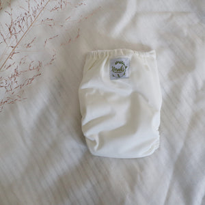 Newborn Pocket Nappy - Cream