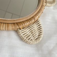 Load image into Gallery viewer, Kasey Bear Rattan Mirror