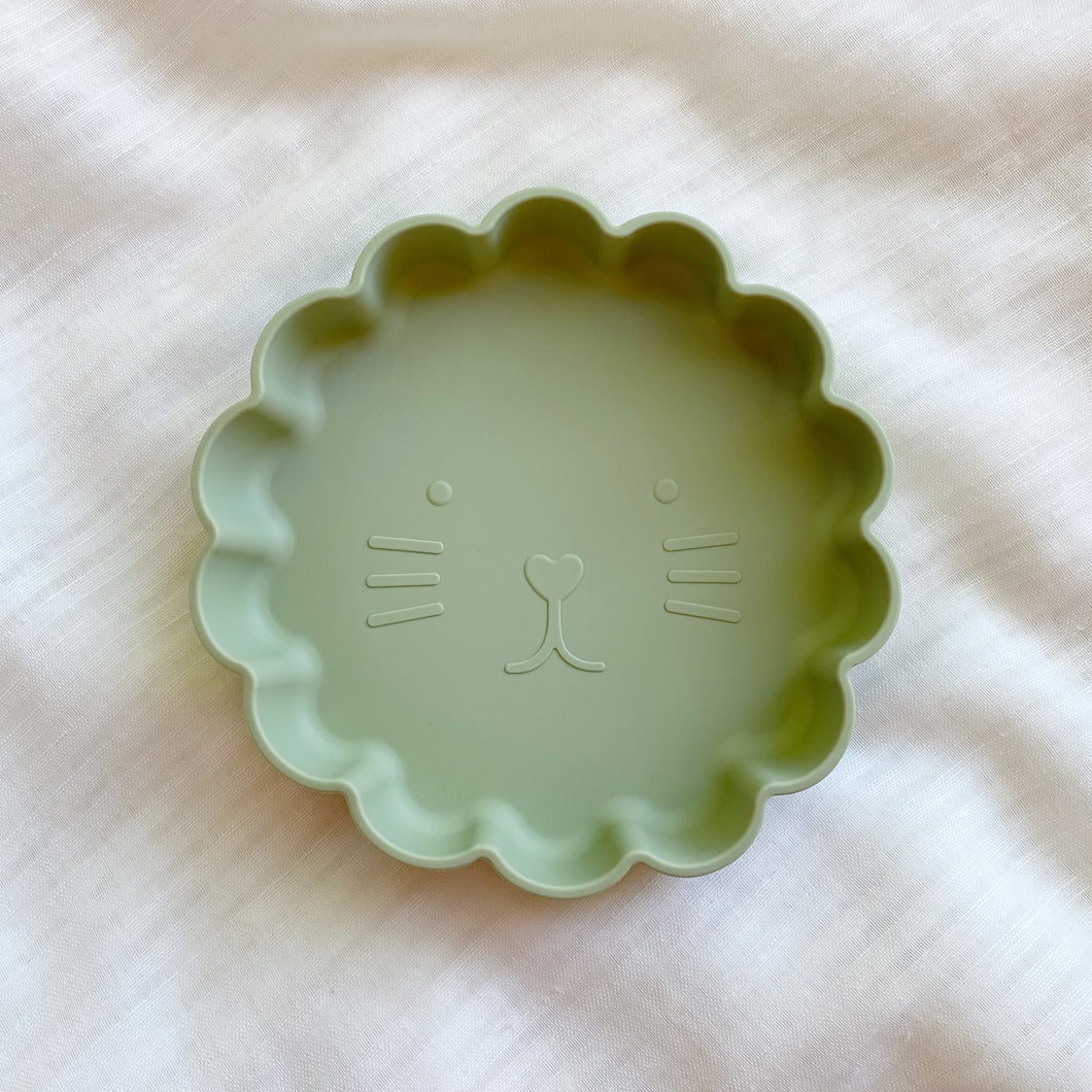 Suction Flower Plate - Sage
