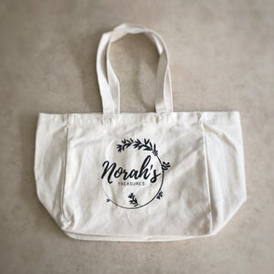 Tote Bag With Interior Pockets